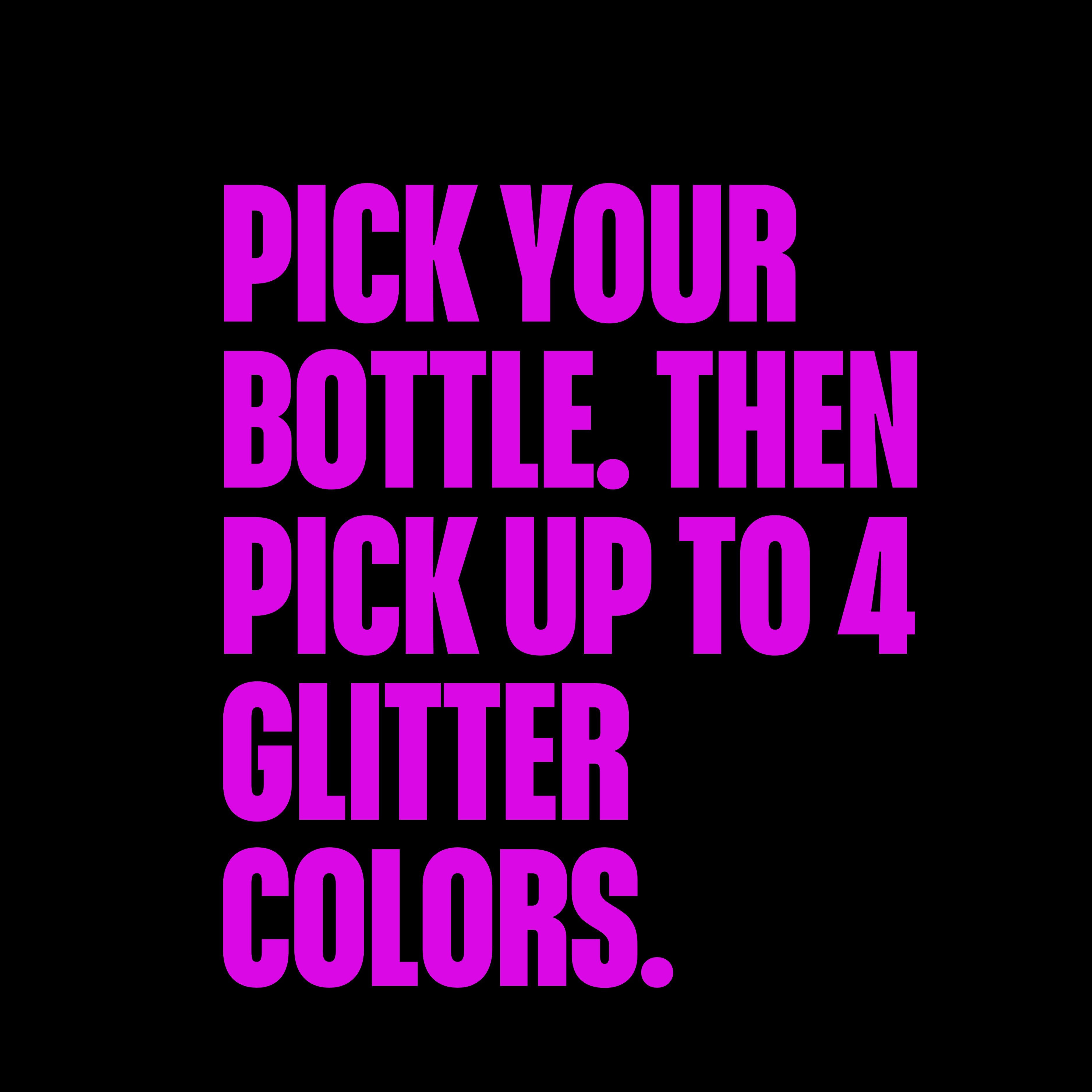 Create Your Own Custom Glitter Bar Mix